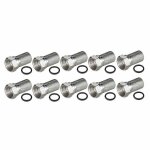 Lot de 10 fiches f 7mm avec joint torique connecteur satellite - hdsat