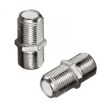 Hdsat - 2x raccord f  visser femelle / femelle tv tnt satellite cable