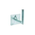 Bras coudé déport 250mm diamètre 40mm acier galva fixation antenne parabole satellite - hdsat Bras coudé déport 250mm diamètre 40mm acier galva fixation antenne parabole satellite - hdsat
