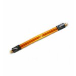 Cble coaxial plat passe fentre gold longueur 28 cm tnt satellite coaxial