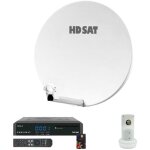 Hdsat - pack parabole satellite fibre composite blanche 60cm + lnb single + vega 3 récepteur tv satellite ... Hdsat - pack parabole satellite fibre composite blanche 60cm + lnb single + vega 3 récepteur tv satellite ...