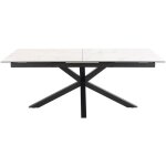 Hellin - table de salle à manger rectangulaire extensible en céramique 8 / 10 places l200 / 240 - neiva ... Hellin - table de salle à manger rectangulaire extensible en céramique 8 / 10 places l200 / 240 - neiva ...