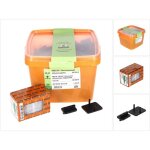 Heco - set de fixations pour terrasse, 80 pcs + vis pour plancher topix 4, 5 x 50 mm hd 20 + coffret ... Heco - set de fixations pour terrasse, 80 pcs + vis pour plancher topix 4, 5 x 50 mm hd 20 + coffret ...