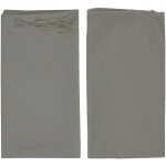 Hhg - toile de rechange pour toit de pergola baia 3x3m, taupe