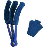 Heilmetz - brosse de nettoyage brosse microfibre lavable  la main, plumeau pour stores, climatisation, ...