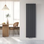 Heilmetz radiateur eau chaude en acier design vertical radiateur chauffage central anthracite 160x46cm ... Heilmetz radiateur eau chaude en acier design vertical radiateur chauffage central anthracite 160x46cm ...