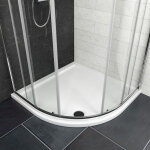 Heilmetz receveur de douche 90x90 cm, extra plat en acrylique bac  douche, ouverture de drainage 90mm, ...