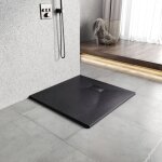 Heilmetz - receveur de douche 90x90cm receveur de douche aspect ardoise antidérapant extra plat durable ... Heilmetz - receveur de douche 90x90cm receveur de douche aspect ardoise antidérapant extra plat durable ...
