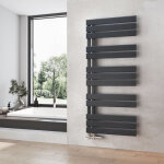 Heilmetz - sèche - serviettes 120 x 50 cm radiateur à eau chaude anthracite, anti - bactérien, 601w, ... Heilmetz - sèche - serviettes 120 x 50 cm radiateur à eau chaude anthracite, anti - bactérien, 601w, ...