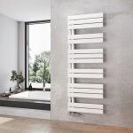 Heilmetz - sche - serviettes 140 x 50 cm radiateur  eau chaude blanc, anti - bactrien, 661w, pour ...
