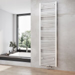 Heilmetz ? s�che - serviette eau chaude 180x50cm 739w ? radiateur acier inoxydable ? raccordement central ...