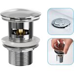 Set universel de vidange avec trop - plein, pop up sans bouchon en laiton pour tous les viers standard ...