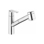 Banyo - robinetterie cuisine heinrichschulte alpha 300, chromé douchette extensible Banyo - robinetterie cuisine heinrichschulte alpha 300, chromé douchette extensible
