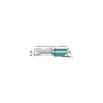 Heinz hesse kg - embout simple d'extr�mit� de c�ble weidm�ller h2, 5 / 15 bl sv 9026100000 2. 5 mm� x ...