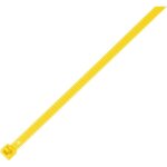 Hellermanntyton - lot de 25 colliers jaune de serrage r� - ouvrables 195x4, 7mm pa66