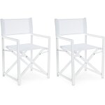 Hellin - chaises de metteur en scène pliables d'extérieur (lot de 2) - cabourg Hellin - chaises de metteur en scène pliables d'extérieur (lot de 2) - cabourg