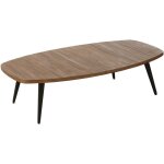 Hellin - table basse rectangulaire en teck recyclé naturel naturel 130x75 cm Hellin - table basse rectangulaire en teck recyclé naturel naturel 130x75 cm