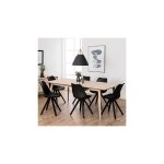 Hellin - table à manger extensible 200x100x75, 3 cm chêne blanchi - hallund Hellin - table à manger extensible 200x100x75, 3 cm chêne blanchi - hallund