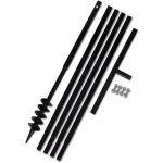 Bêche et tarière manuelle 80 mm avec rallonge mèche outils garage atelier bricolage Bêche et tarière manuelle 80 mm avec rallonge mèche outils garage atelier bricolage