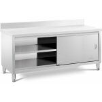 Meuble bas en plan de travail cuisine armoire avec portes coulissantes adoss avec dosseret (capacit ...