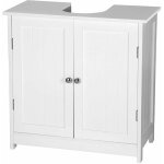 Helloshop26 - meuble de salle de bain sous - vasque 60 × 30 × 60 cm en bois blanc Helloshop26 - meuble de salle de bain sous - vasque 60 × 30 × 60 cm en bois blanc
