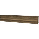 Helloshop26 - meuble tv 180 x 31 x 29, 5 cm effet noyer Helloshop26 - meuble tv 180 x 31 x 29, 5 cm effet noyer