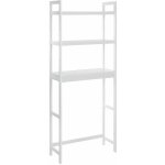 Helloshop26 - meuble wc �tag�re dessus toilettes support de rangement en bambou � 3 niveaux organisateur ...