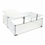 Helloshop26 - mini serre jardin double aluminium et polycarbonate 100 x 120 x 40 cm ouverture par v�rin ...