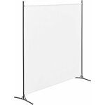 Paravent de confidentialité 176 x 175 cm blanc Paravent de confidentialité 176 x 175 cm blanc