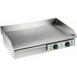 Helloshop26 - plancha lectrique lisse - 75cm - 2 x 2. 2kw acier inox professionnel