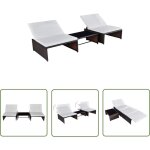 The living store chaises de jardin inclinables lot de 2 et table résine tressée - chaise de jardin inclinable ... The living store chaises de jardin inclinables lot de 2 et table résine tressée - chaise de jardin inclinable ...