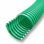 Helloshop26 - tuyau d'aspiration 25 m  pression diamtre 50mm (2') spirale renforcement annel vert