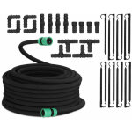 Helloshop26 - tuyau micro poreux microporeux boyau suintant d arrosage flexible irrigation kit jardin ...