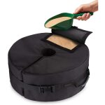 Sac de poids pour parasol de patio, base pour parasol, 46cm support de base de sable d�tachable rond ...