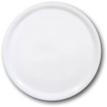 Hendi - assiette  pizza durable speciale en porcelaine, blanche, 330 mm - lot de 6 pices.