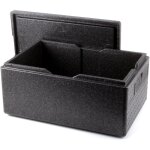 Hendi - conteneur isotherme restauration thermos pour transport alimentaire eep gn1 / 1 46l 707968