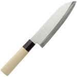 Hendi - couteau japonais santoku avec manche en bois 165 mm 845035