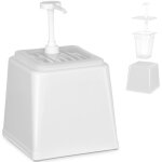 Hendi - distributeur de sauce mayonnaise avec pompe 2, 5 l blanc 203545