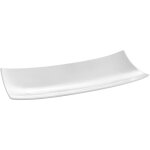 Hendi - plateau dcoratif rectangulaire barka 218x105mm porcelaine blanche 785546