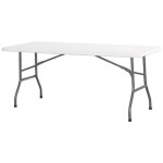 Hendi - table traiteur pliante blanche 180x74cm jusqu'� 150kg 810897