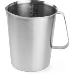 Hendi - tasse doseuse de cuisine avec balance en inox 2 l 516300