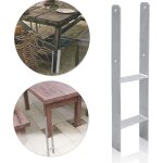 Einfeben h - anker support de poteau galvanis  chaud pergolas 600mm clture stable ancrage de poteau ...