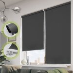 Hengda - einfeben paravent extérieur rétractable 100x240cm gris anthracite store vertical, pour balcon ... Hengda - einfeben paravent extérieur rétractable 100x240cm gris anthracite store vertical, pour balcon ...