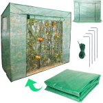 Hengda serre de jardin serre � tomates. mini serre de jardin en film plastique avec anneau de fixation. ...