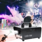Swanew machine  fume dj scne fogger rgb mariage machine  fume au sol effets scniques led