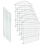 Hengda - swanew vert ensemble de clture de jardin panneau grillage d'tang