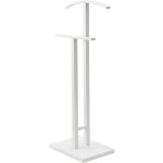 Valet de nuit fabriqu en htre massif en couleur blanc