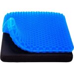 Coussin de si�ge en gel bleu herzberg hg03220 - blu