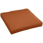 Hesperide - galette de chaise  scratch korai terracotta 40x40x4cm en polyester - hespride