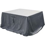 Housse de protection hambo pour table rectangulaire xl 308x190x80cm en polyester - hespride